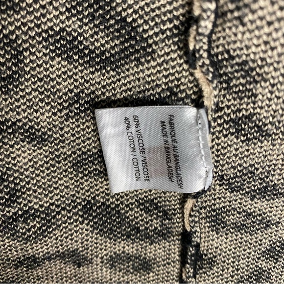 Lily Morgan Women’s Size L Leopard Animal Print Sweater Flowy Relaxed Light - Picture 4 of 7